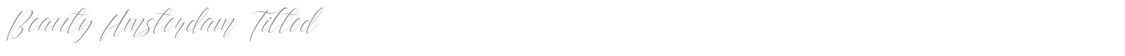 Beauty Amsterdam font preview